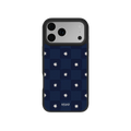 Celestial Check | Navy Checkered iPhone Case