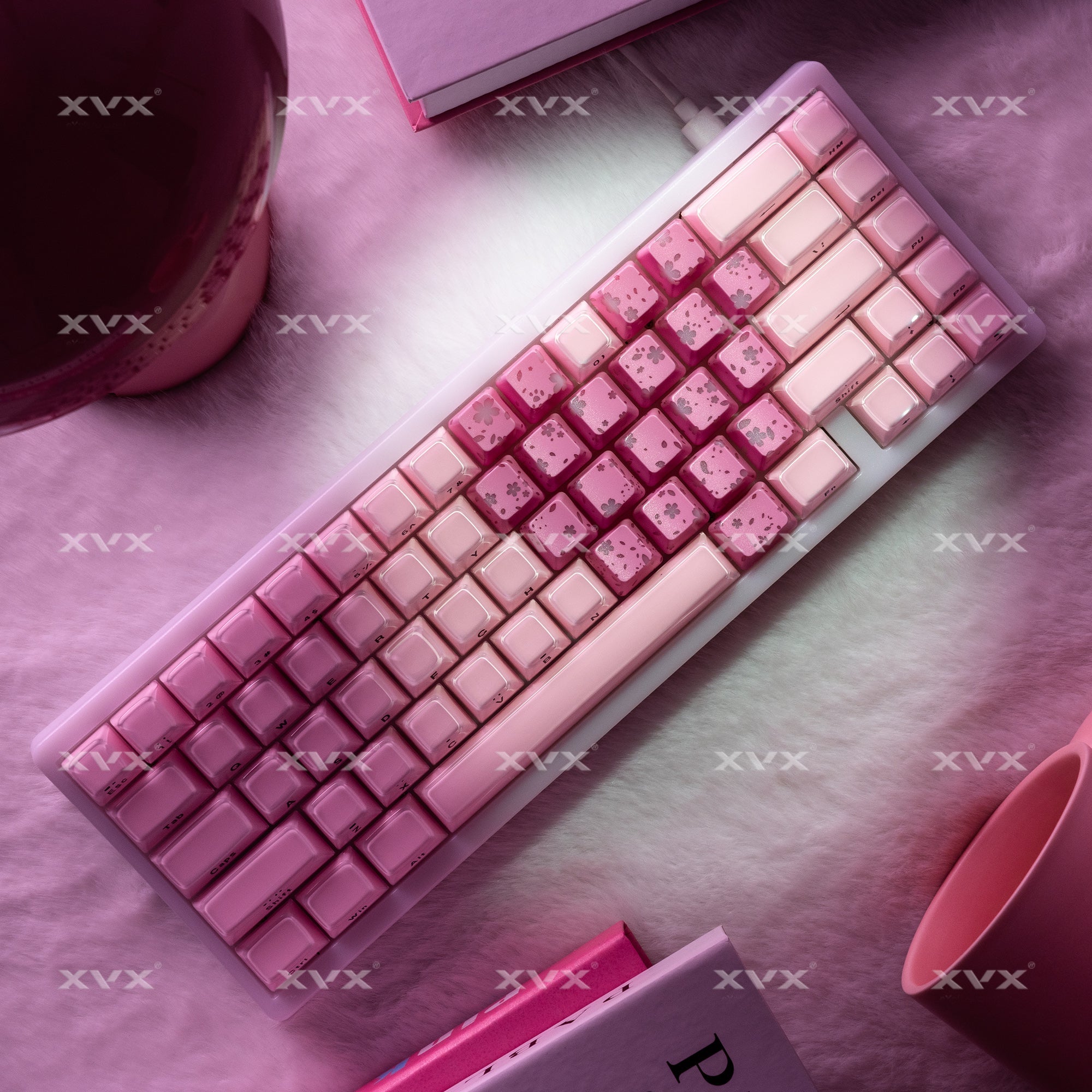 XVX FlutterBloom OEM Profile IMD-Tech 21-Key Keycap Set