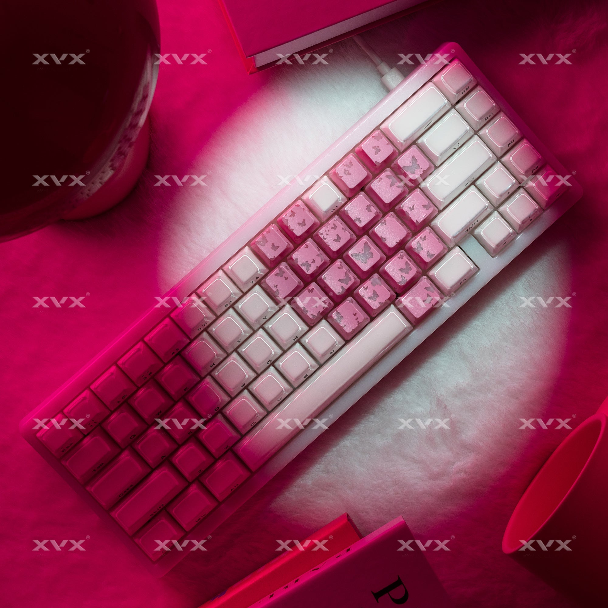 XVX FlutterBloom OEM Profile IMD-Tech 21-Key Keycap Set