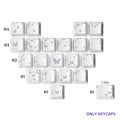 XVX FlutterBloom OEM Profile IMD-Tech 21-Key Keycap Set