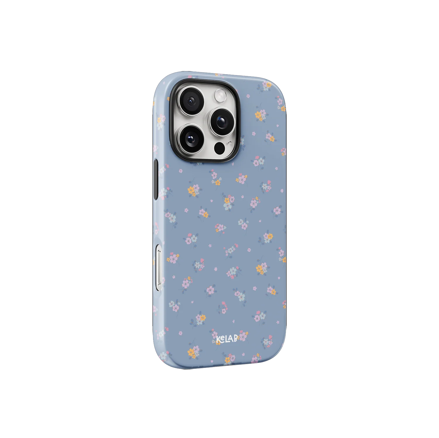 Tiny Meadow | Pastel Blue Floral iPhone Case