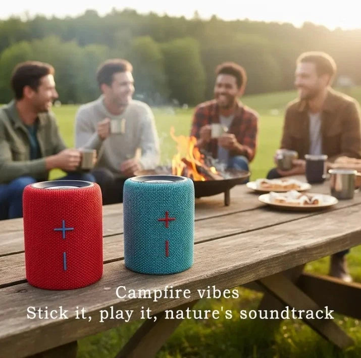 Stromberg TWIN Portable Bluetooth Speaker with Magnetic 2-in-1 Design IPX4 Water