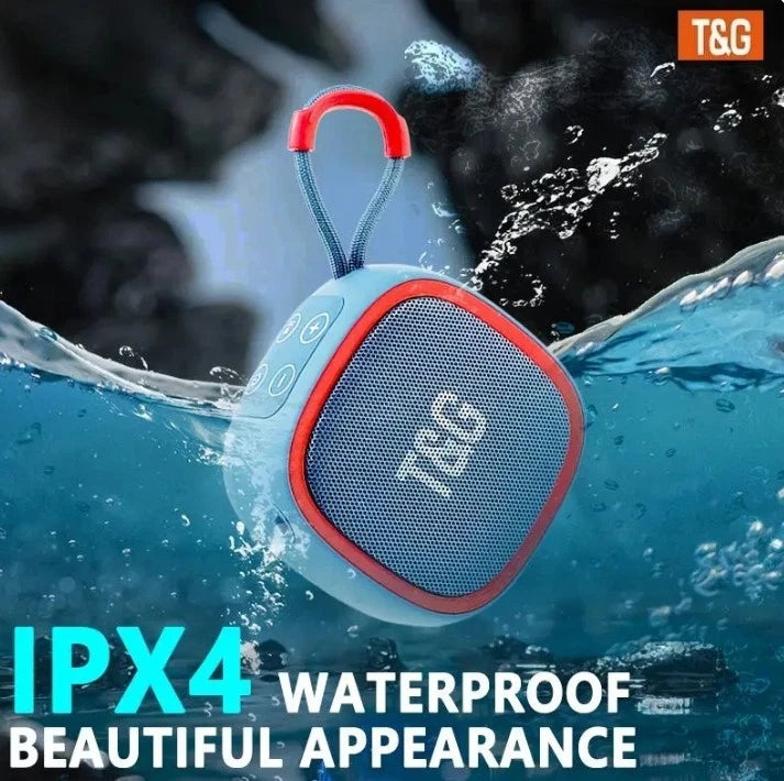 T&G TG659 Portable Wireless Speaker, IPX4 Waterproof Wireless Multifunctional Speaker