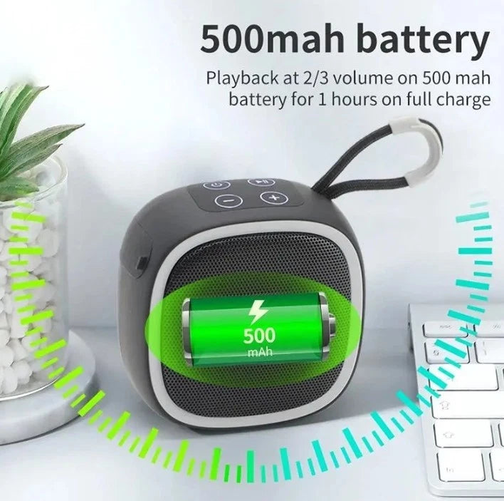T&G TG659 Portable Wireless Speaker, IPX4 Waterproof Wireless Multifunctional Speaker