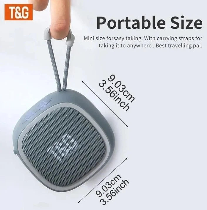 T&G TG659 Portable Wireless Speaker, IPX4 Waterproof Wireless Multifunctional Speaker