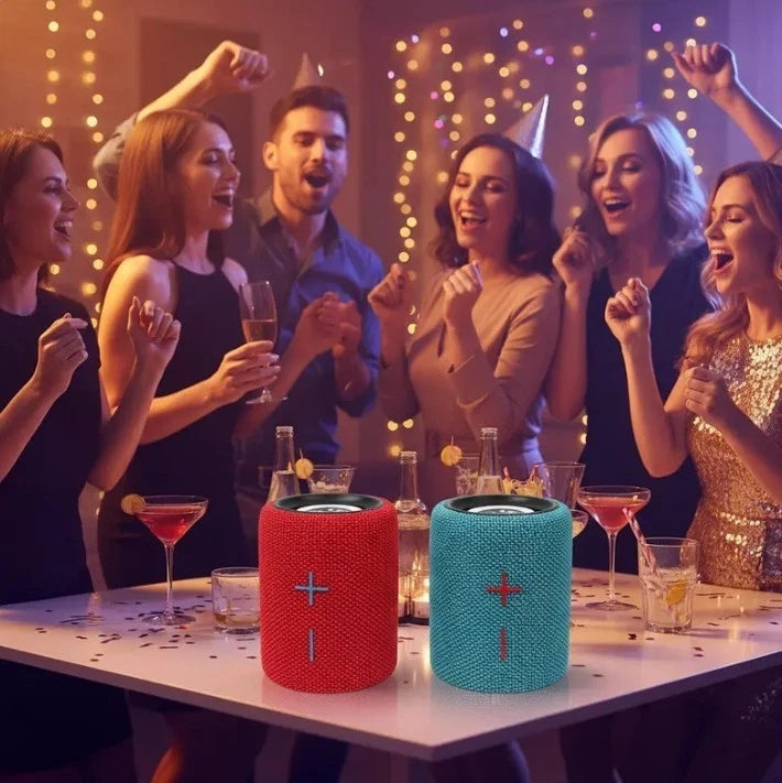 Stromberg TWIN Portable Bluetooth Speaker with Magnetic 2-in-1 Design IPX4 Water