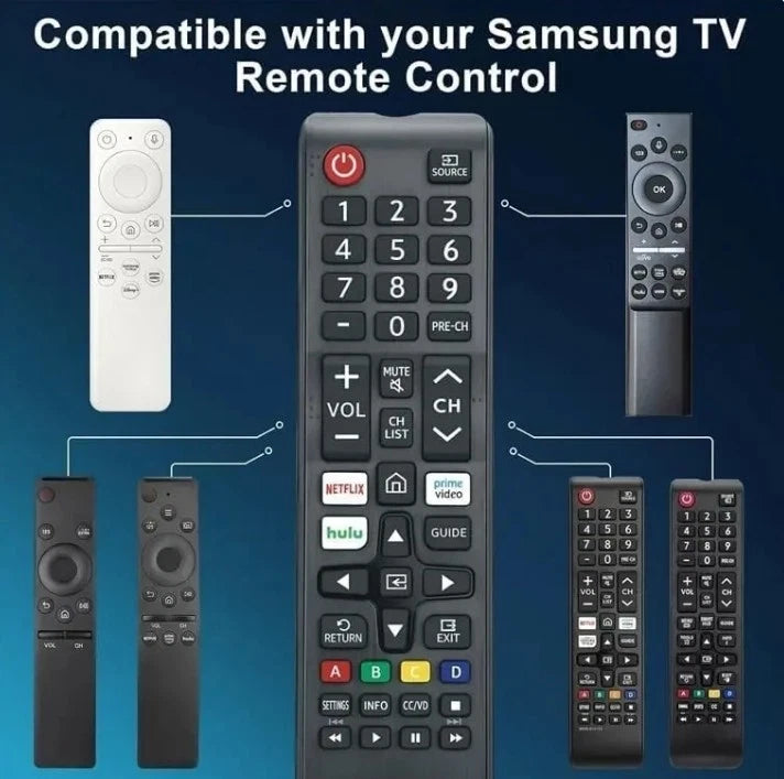 Remote Control For Samsung Smart TV 4K LED HDTV BN59-01315A Compatible with UN43