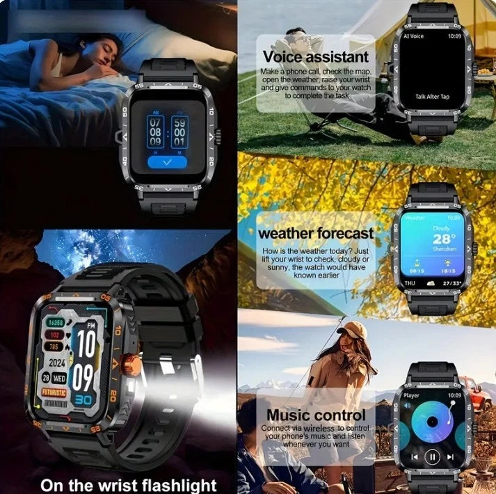 New Smart Watch Wearable LED Display, Multiple Sport Modes, 230mah Battery