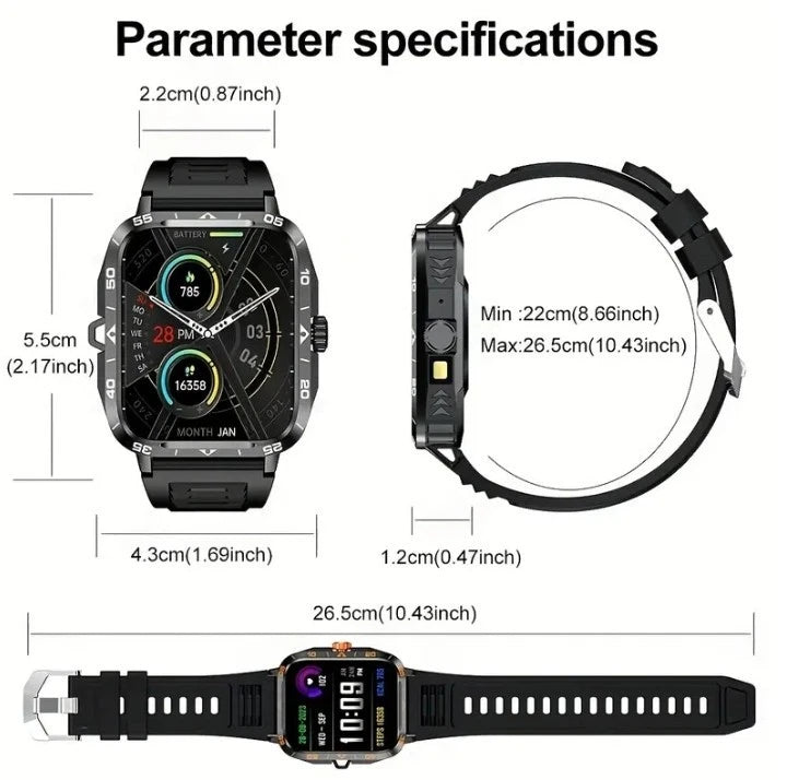 New Smart Watch Wearable LED Display, Multiple Sport Modes, 230mah Battery