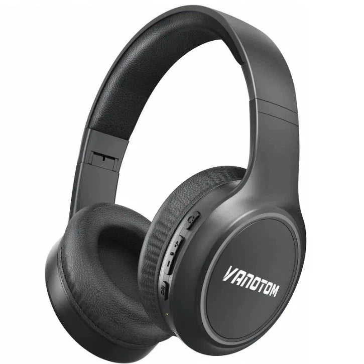 VANOTOM Folding Wireless Headphones Gaming Headset, 1 Piece Foldable Over Ear Wireless Headphones